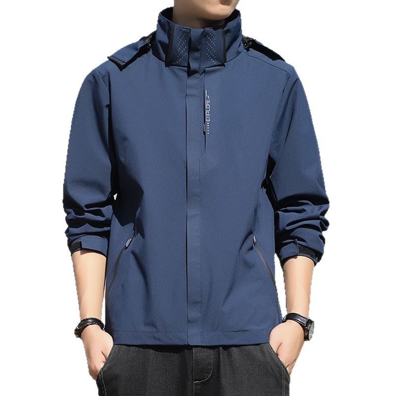 Picture of 6266 Outdoor Jacket Men's Thin Jacket Women's Jacket Single Layer Hooded Three-proof Mountaineering Suit Printable Logo