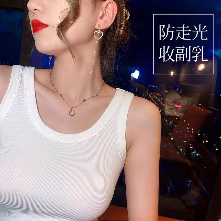 Picture of [Factory Outlet] Threaded Anti-running Sleeveless Thin Inner Base Camisole for Women to Wear Outside and Inside in Summer and Spring