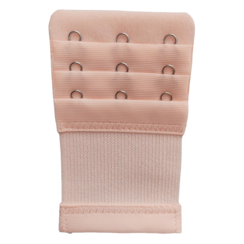 Elastic Elastic Three-Row Three-Button Stainless Steel Bra Extension Buckle Intimates Buckle Extension Buckle Bra Back Buckle