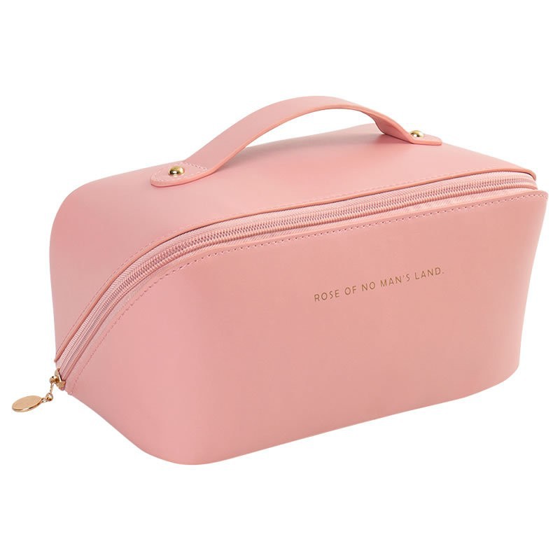 Picture of Internet Celebrity Popular Women's Large Capacity Portable PU Pillow Cosmetic Bag Jindian Travel Cosmetic Wash Bag Storage Bag