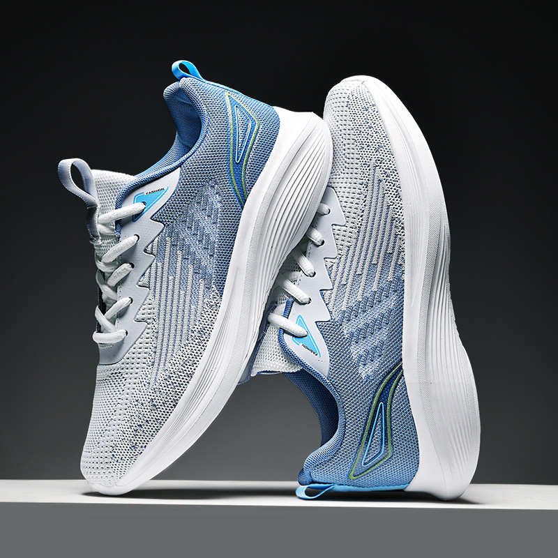 New Men's Shoes Fashion Trendy Running Shoes Lightweight Breathable Casual sneaker Men's plus size Non-slip Wear-resistant Running Shoes