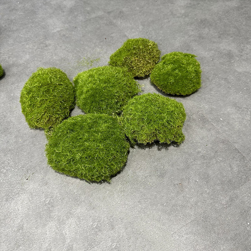 Picture of Bryophytes simulation Moss block hair planting stone size matching Moss stone moss lawn flocking decoration soft