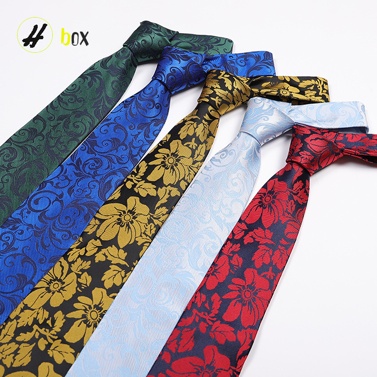 Picture of Men's tie polyester yarn-dyed fabric business wear tie source manufacturers in stock wholesale