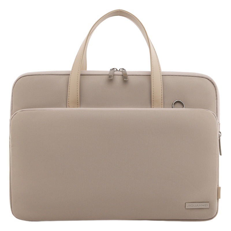 2024 new laptop bag shoulder handbag 13/14/15 inch women's simple fresh messenger bag