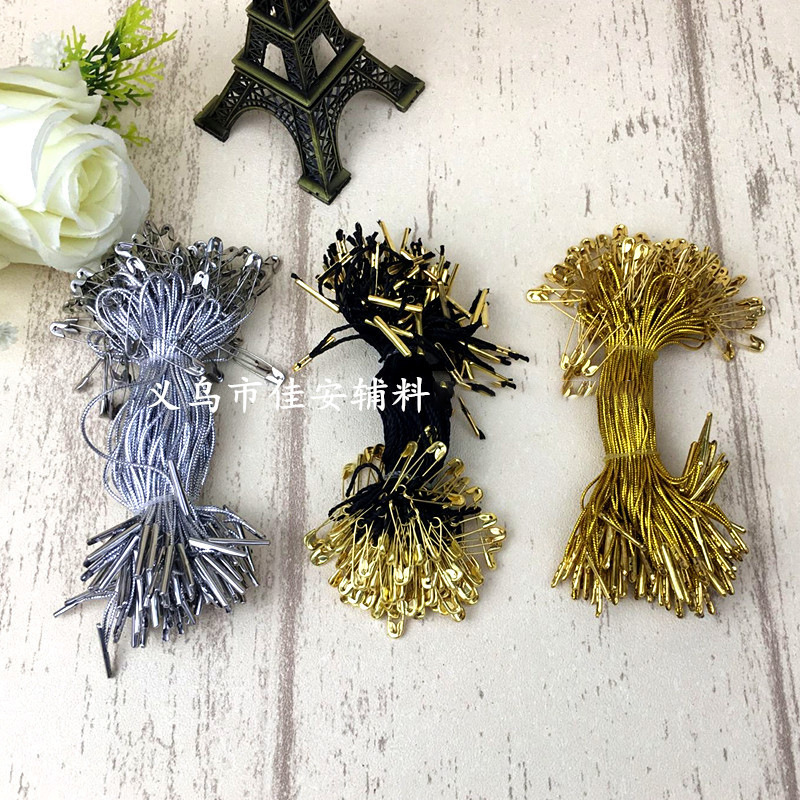 Factory supply clothing accessories high-grade tag rope line ribbon gourd pin tag hanging grain hand needle