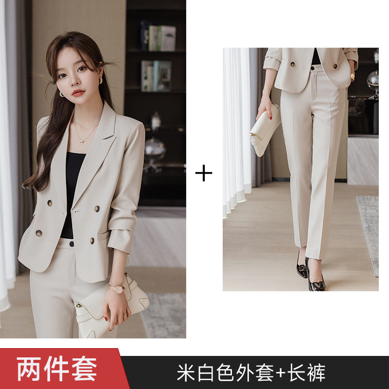 Picture of Small Suit Jacket Women's Spring and Autumn 2025 New High-end Fashion Elegant Goddess Fan Xiaozhong Business Suit suit