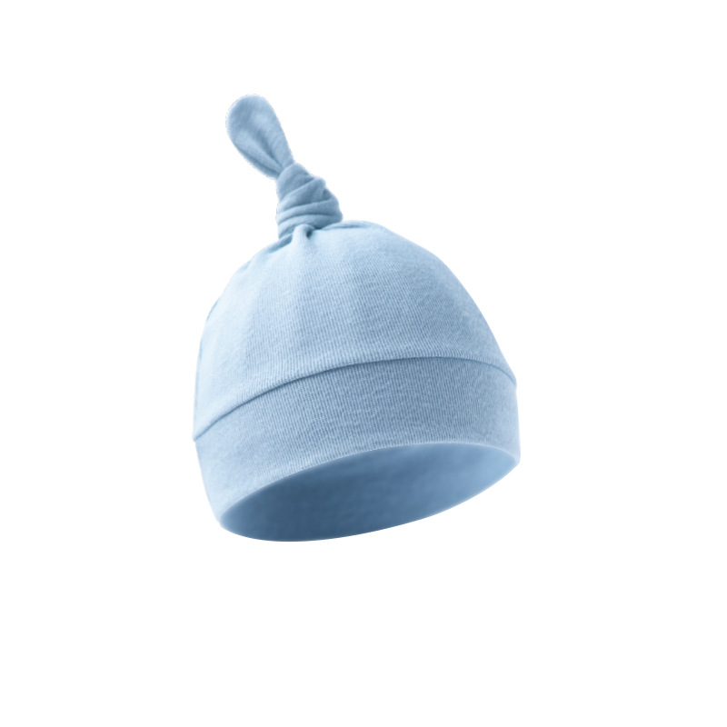 Picture of 2023 foreign trade baby pacifier hat single layer baby chirp hat baby tail hat children pullover hat