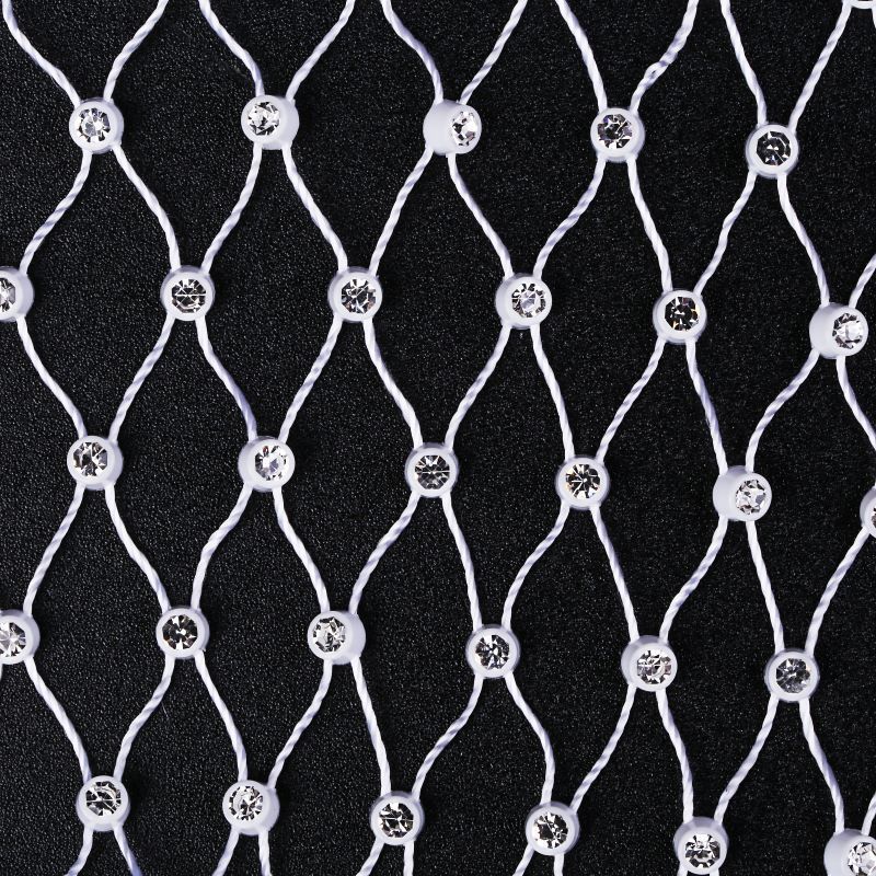 36 37 elastic fishing net drill 3MM No. 8 line drill stretchable drill gauze net flash drill turban shoes accessories
