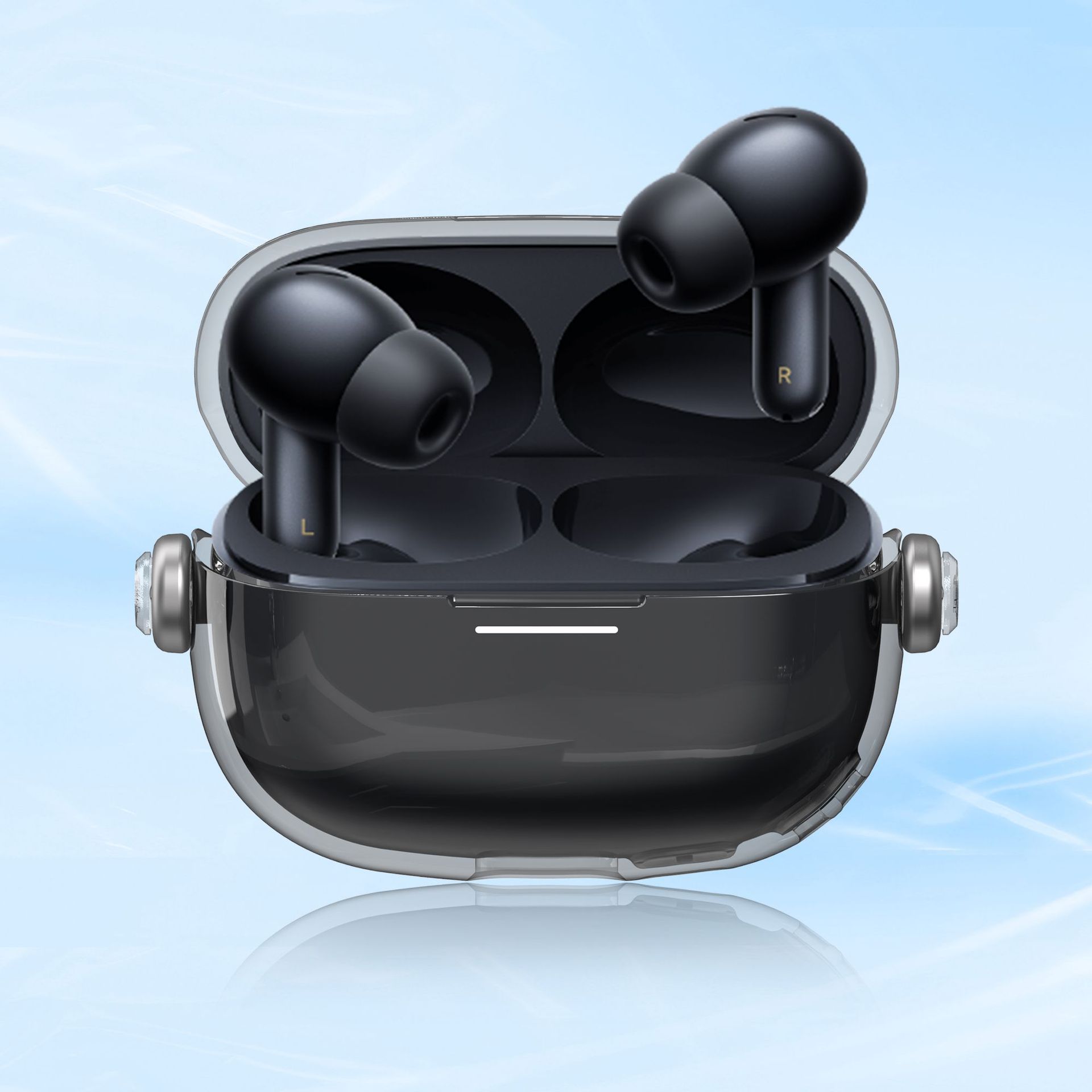 Picture of Suitable for Redmi Buds6Pro Protective Case 4Pro Transparent Lock Protective Case Redmi Buds5Pro Headphone Case