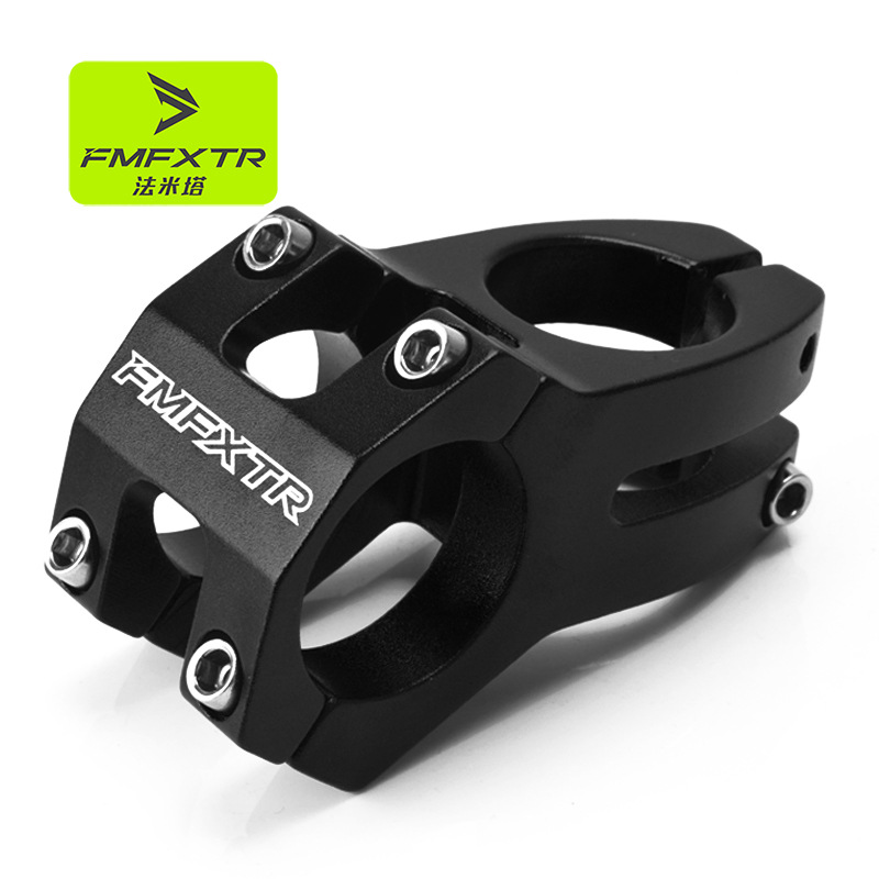 Picture of Bicycle Stem Faucet Handlebar Accessories Road Bike Short Stem Cycling Mountain Bike Cut Out Riser 31.8 Stem