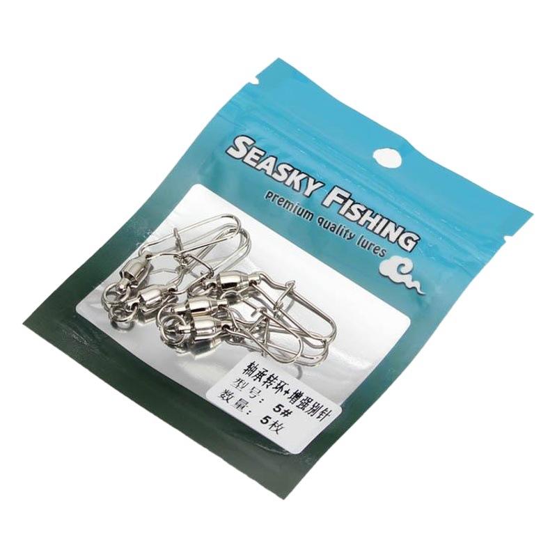 Bearing Swivel + reinforced pin small package high-speed bearing swivel fast pin 8-word Luya swivel