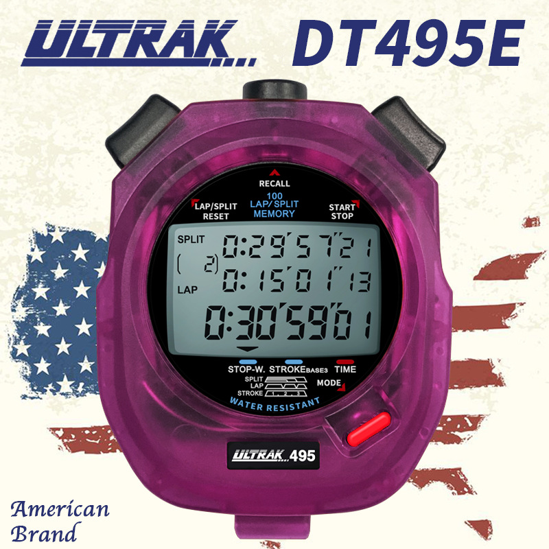 Picture of New Timer Track and Field Digital Stopwatch 100 Rows 3 Rows Ultrak Orosaic Dt495D Wholesale Stopwatch