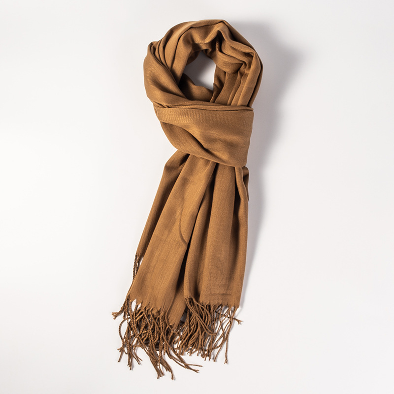 Picture of Imitation Cashmere Scarf for Women in Autumn and Winter, Warm Outer Wear, Japanese and Korean Sweet Gift, Fashionable Shawl, Factory Direct Sales, Cashmere Texture