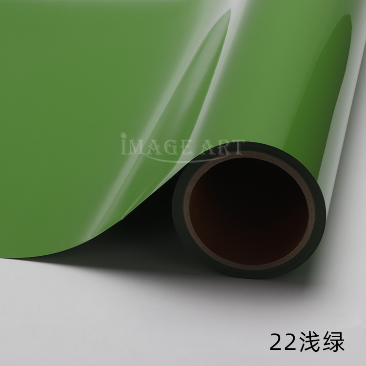 Picture of PU thermal transfer engraving film logo printing ordinary color engraving hot stamping film clothing T-shirt hot stamping film whole roll