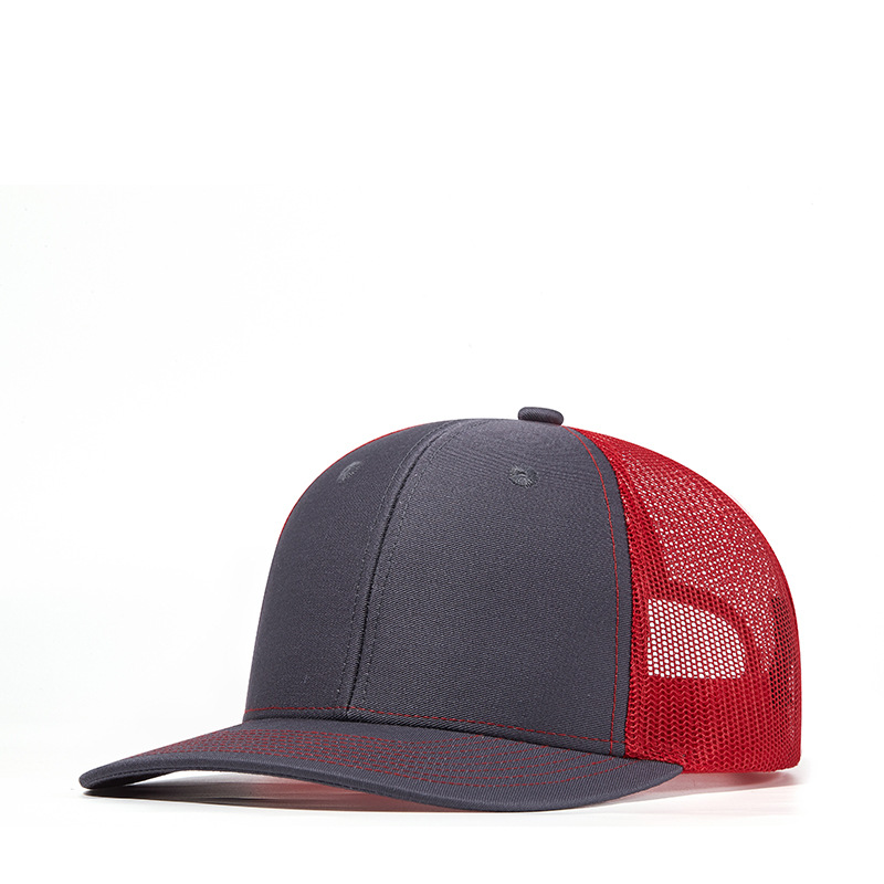 Picture of Wish Micro Bend Hat Rim Truck Hat Men's Outdoor Sun Shading Net Hat Mountaineering Fishing Truck Drivers Hat