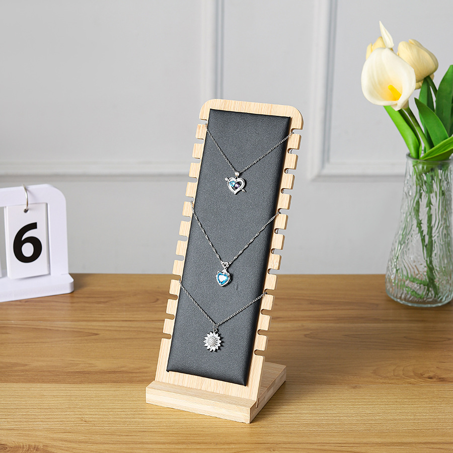 Picture of Jewelry Display Rack Jewelry Display Rack Pendant Necklace Display Rack Storage Rack Display Board Display Props Jewelry Rack