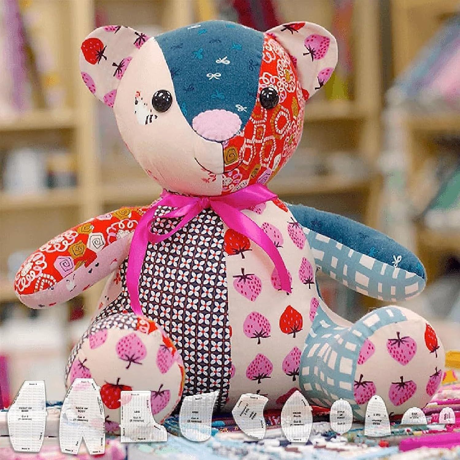 Emorybeartemplaterulerset Cross-Border Popular Memory Bear Handbook Template Ruler Set Decoration