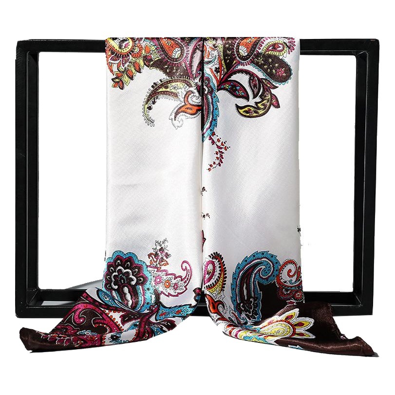 Taobao popular South Korea Dongdaemun large square scarf printed section women's all-match cashew flower scarf wholesale