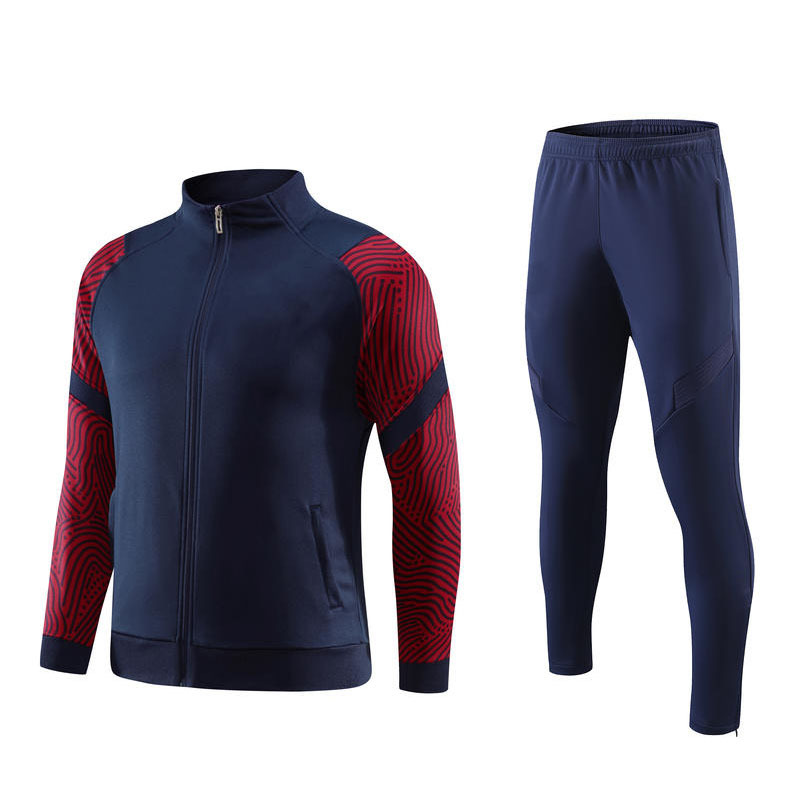 Autumn and Winter Comprehensive Training Clothing Coat Sports Leisure suit Long Sleeve Competition Team Clothing Football Jersey Competition Dress
