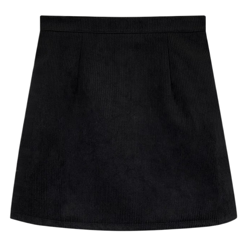 Corduroy Skirt Women's Autumn and Winter New 2023 High Waist Slimming Anti-walking Hip Skirt chubby girl Fashion A- line Skirt