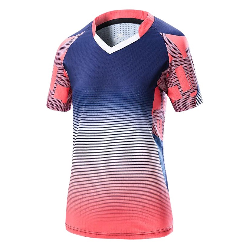 Picture of Badminton sportswear suit new quick-drying breathable round neck tennis table tennis uniform training team uniform custom printing