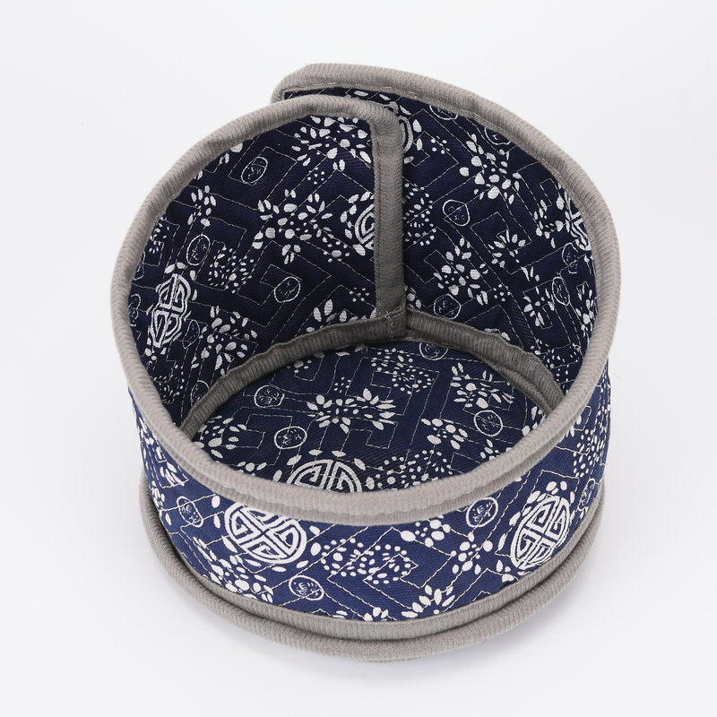Picture of Electric heating moxibustion cap fumigation head wormwood hat herbal hot compress moon cap wormwood moxibustion head cap