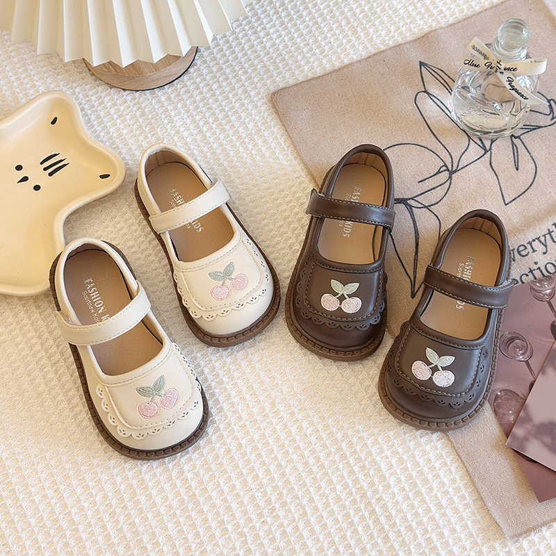 2025 spring and autumn new shoes girls breathable embroidery fashion casual shoes comfortable baby shoes wholesale