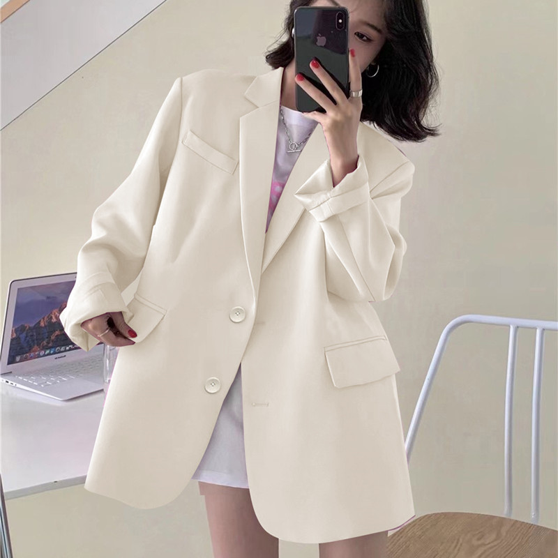 Picture of Small Top Black Suit Jacket Commuter Women's Korean Style Casual Comfortable Suit for Spring and Autumn
