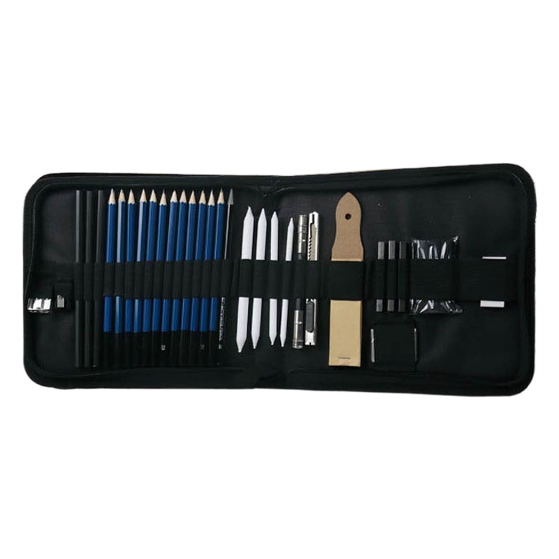 Foreign Trade 33-Piece Sketch Set Painting Cross-Border Student Beginner Stationery Set Amazon