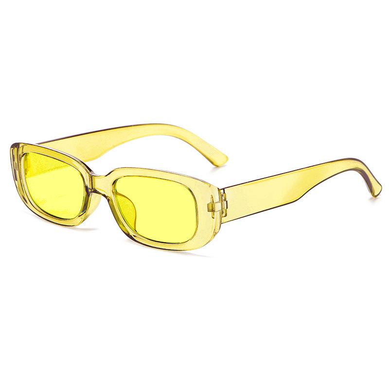 Picture of New Fashion Candy Color Cat's Eye Sunglasses European and American Fashion Street Shooting Joker Small Frame Plastic Tooth Sunglasses s23081