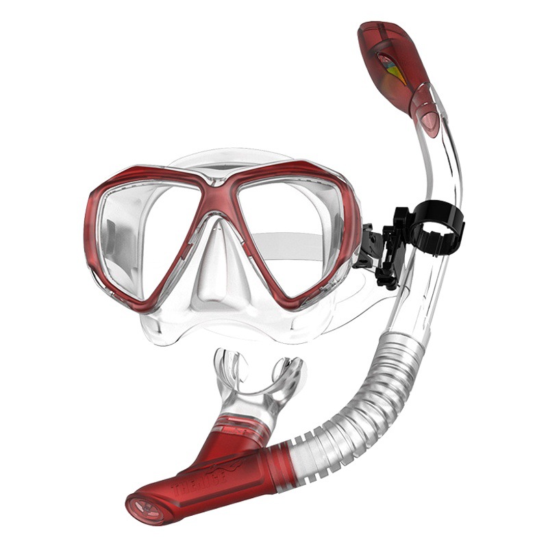 Diving Goggles, Snorkeling Equipment, Snorkel Set, Swimming Mask for Adults and Children, Anti-Fog Treatment for Myopia