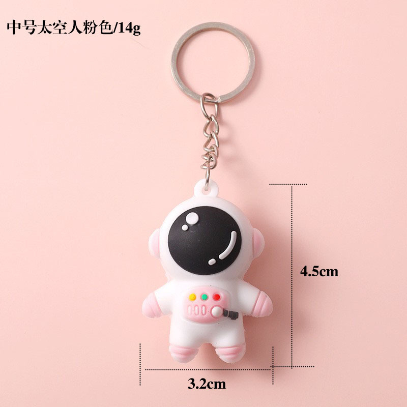 Picture of Spot cartoon astronaut keychain ornaments cute schoolbag anti-lost spaceman doll pendant handbag accessories
