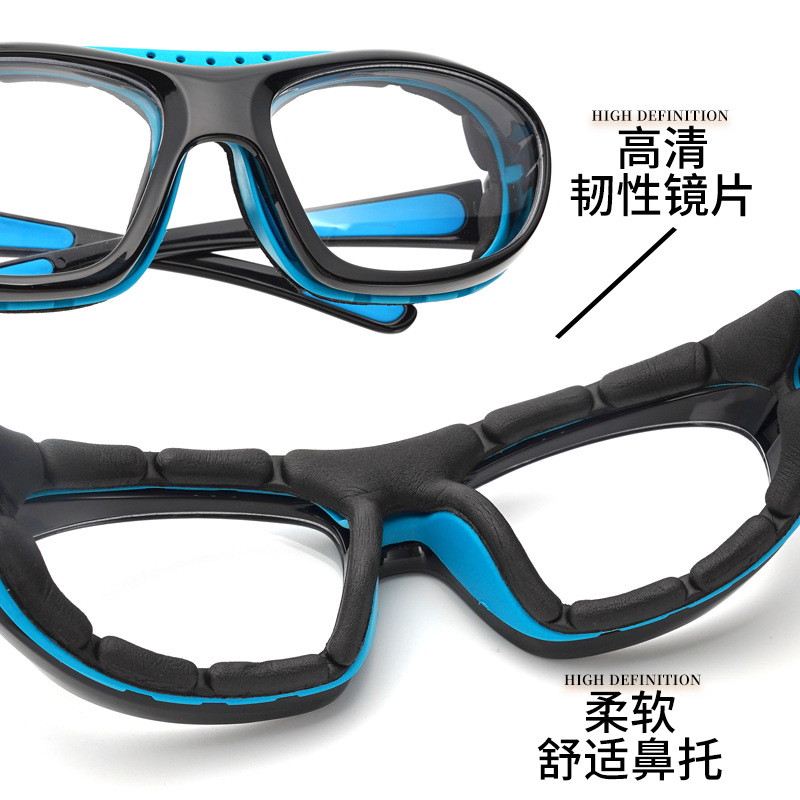 Picture of in stock new 013 anti-impact anti-collision basketball football eye protection sports glasses protective glasses can be equipped with myopia