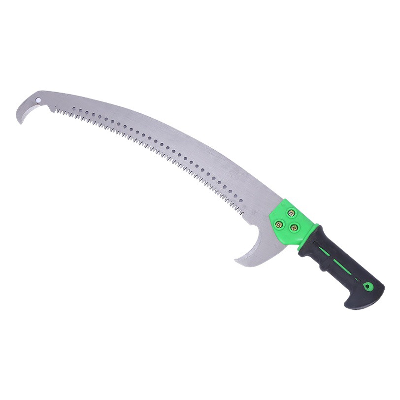 Linyi Factory Straight High Branch Saw High Altitude Thick Branch Repair Garden Saw Fruit Tree Wood Felling Hand Saw Double Hook Saw