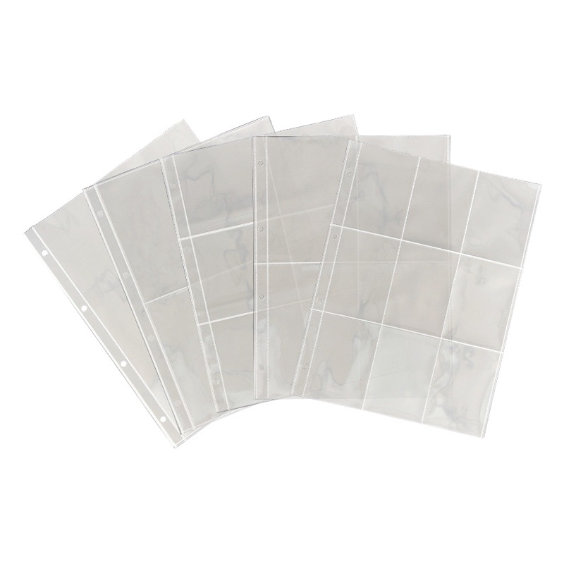 Loose-leaf Inner Page a4 Card Page Student Literacy Card Certificate Office File Storage Card Book Loose-leaf Card Collection Album