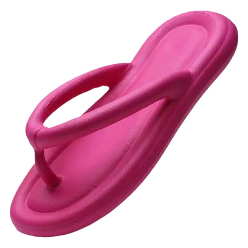 2024 New Flip-Flops for Beach Outerwear Couples Beach Flip-Flops Summer Women's Non-Slip Wear-Resistant Cross-Border