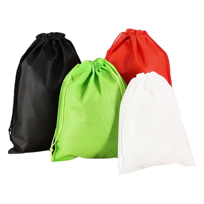 Non-Woven Drawstring Bags for Shoes and Clothing Dustproof Storage Packaging Bags Toy Drawstring Bags with Logo Printing Hot Sale Cross-Border