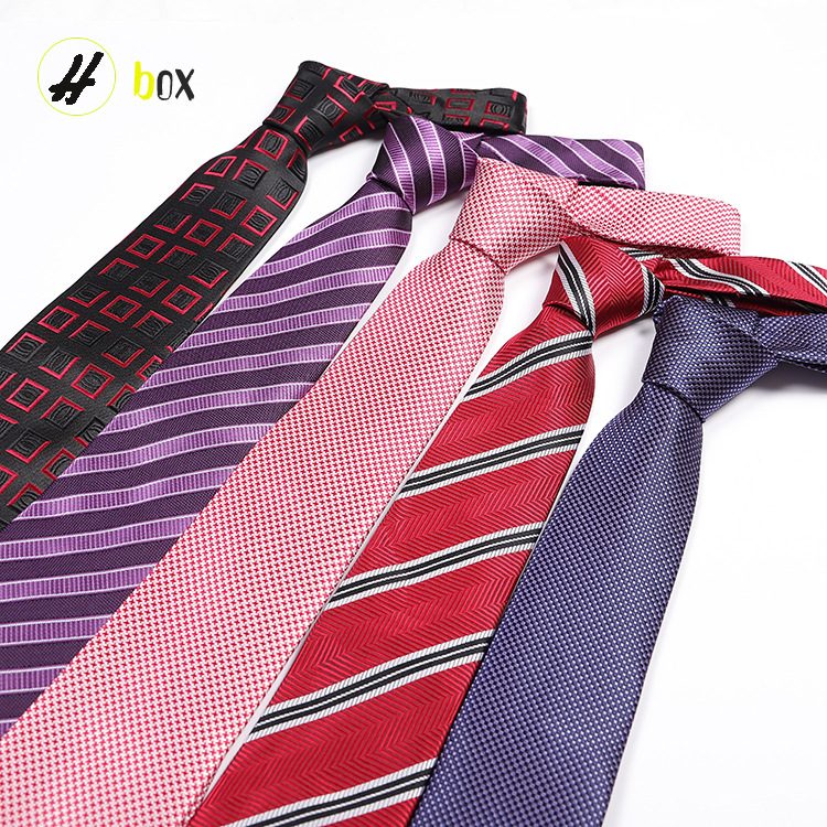 Picture of Tie Men's Casual Formal Wear Professional Business Men's Tie Polyester Silk Hand-Tied Tie Source Manufacturer Batch