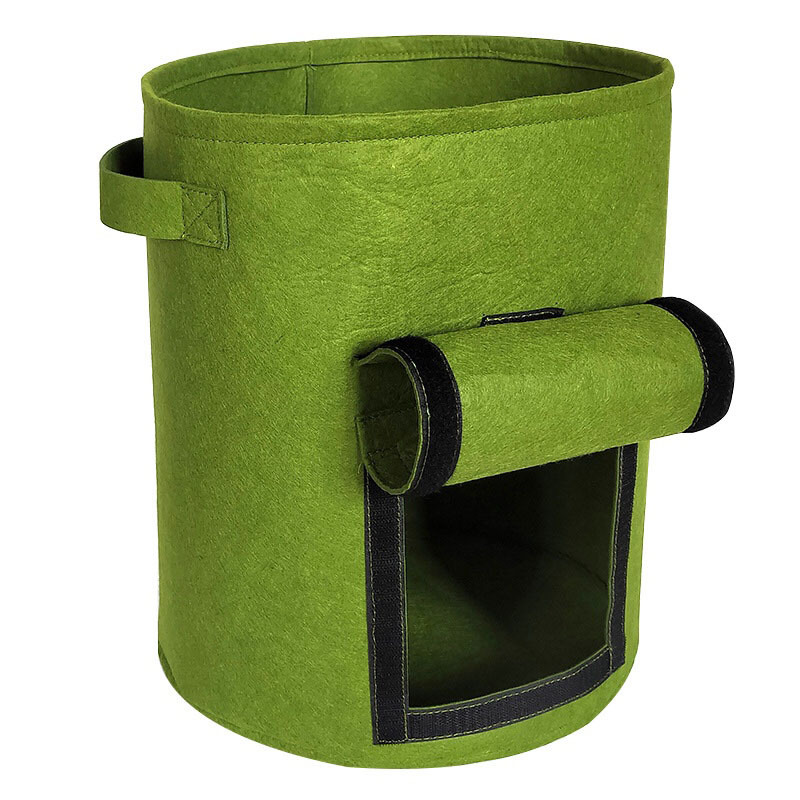 Felt Planting Bucket for Tomatoes and Potatoes, Landscaping Nursery Bucket Bag, Magical Tool for Plants