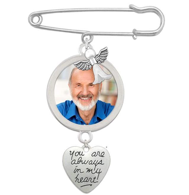 Picture of New Jewel Tray DIY Photo Frame Pendant Holiday Memorial Pendant Wedding Flower Decoration
