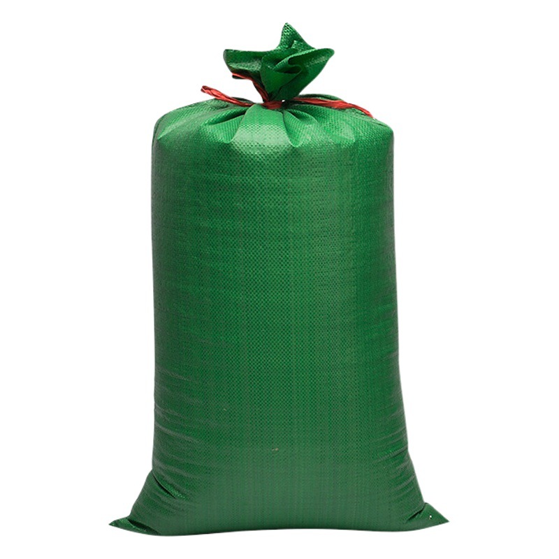 Green Woven Bag Large Thickeneded Pp Plastic Moving Luggage Logistics Transfer Packaging Bag Snakeskin Bag Logistics Special