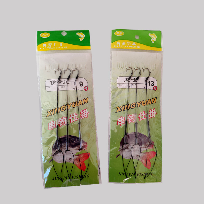 Anti-winding string hook 3 hook Dali horse line string hook fishing group sea fishing string hook Ishini has barbed pill world fishing hook wholesale