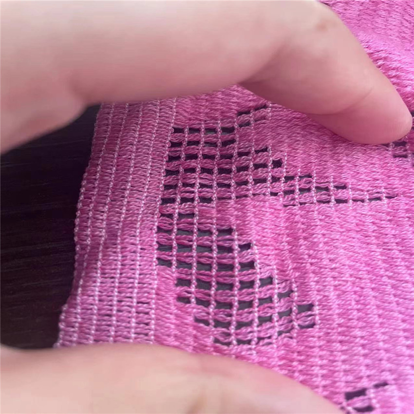 2024 Cotton Blended Mesh Short Sleeve Shirt Jacquard Mesh Knitted Jacquard Mesh edition Jacquard Mesh