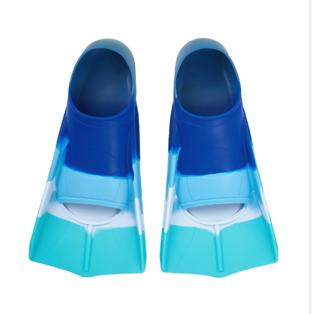 Professional Swimming Fins Wholesale Children and Adults Diving Short Fins Diving Training Equipment Freestyle Silicone Fins