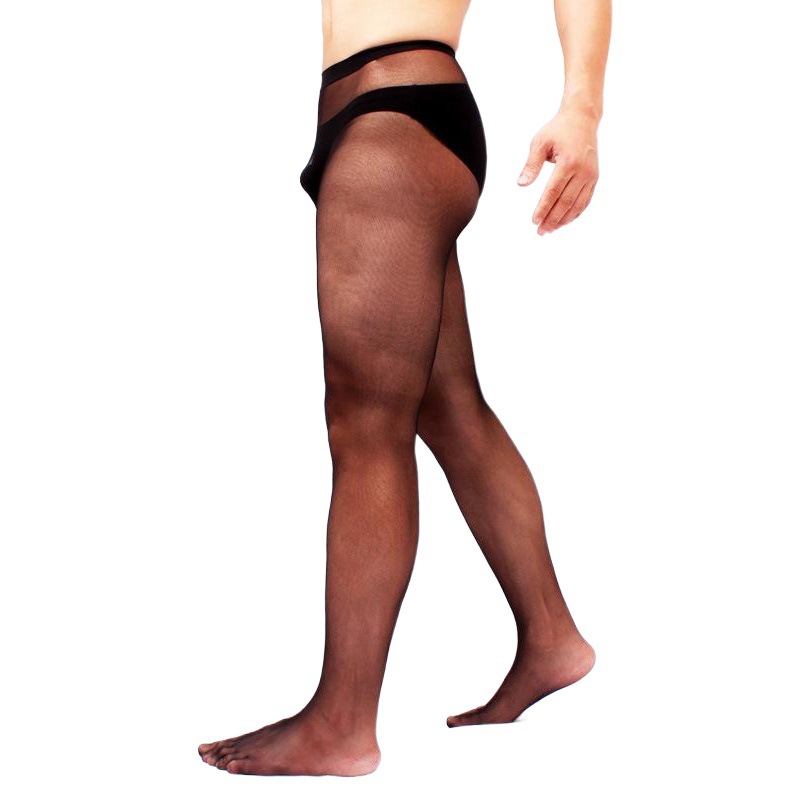Men's Five Toes T-shaped Stockings Cut Seamless and Seamless Ultra-thin Five-finger Pantyhose Velvet Sexy Black Women's Socks