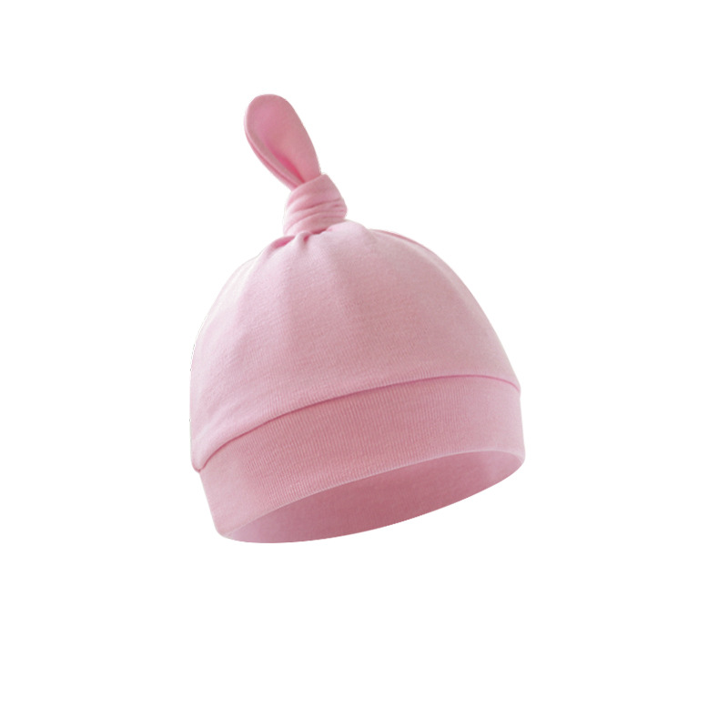 Picture of 2023 foreign trade baby pacifier hat single layer baby chirp hat baby tail hat children pullover hat