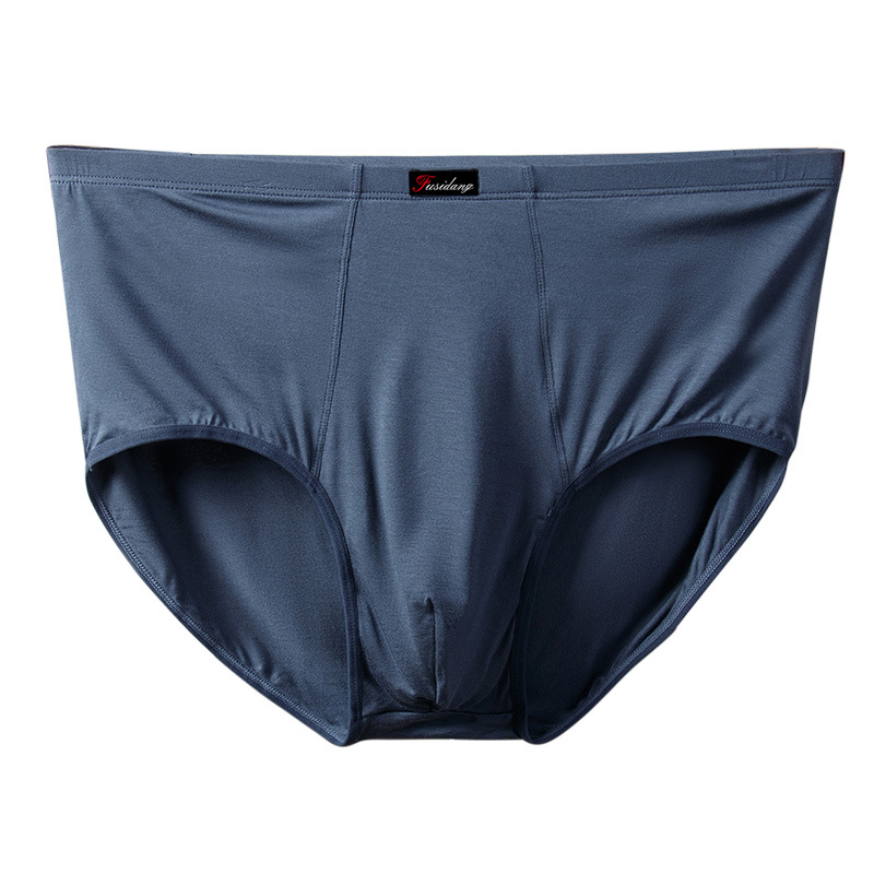 Picture of High-Waisted Men's Briefs, Large Fat Men's Briefs, Plus Fat Modal, Middle-Aged and Elderly Fat Men Wholesale 150kg Summer