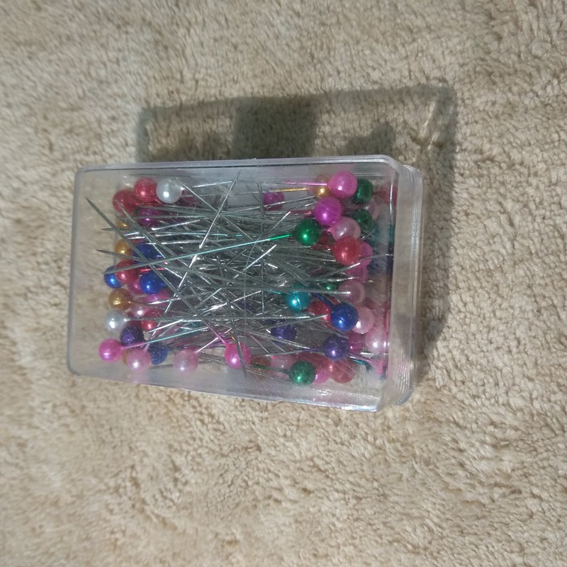 Color pin bead needle positioning needle fixed needle clothing vertical cutting needle Pearl needle large shaped needle insertion bag tool