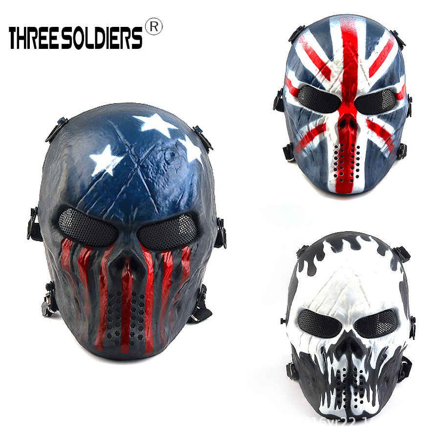 M06 skull full face tactical mask Halloween dress up mask CS protective camouflage personalized movie props