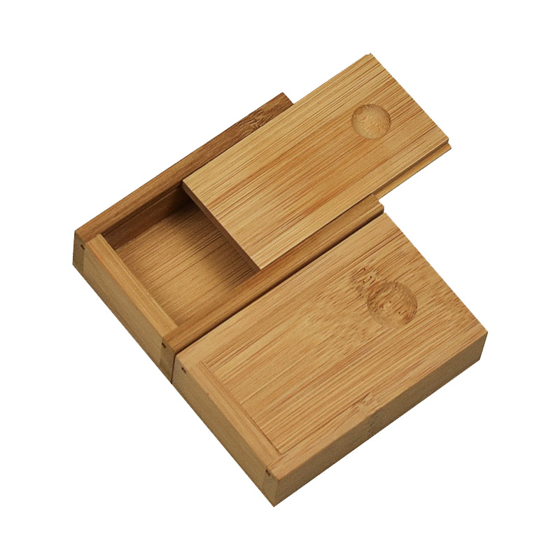 Picture of Zakka Mini Wooden Box Packaging Wholesale small size Jewelry Storage Wooden Box Settable Size Drawable Bamboo Box Making Log